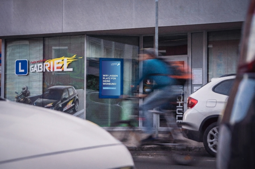 Semioutdoor Screen Gerbergasse in Villach