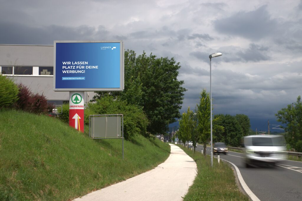 LED St. Veit West in Richtung Zentrum